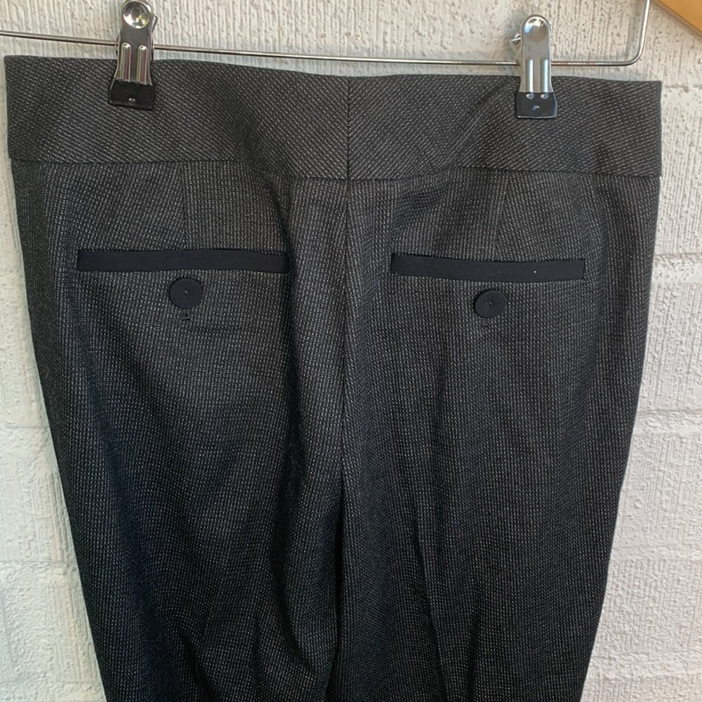 Classiques Entier High Button Gray Trouser Dress Pants sz 4 - Picture 6 of 8